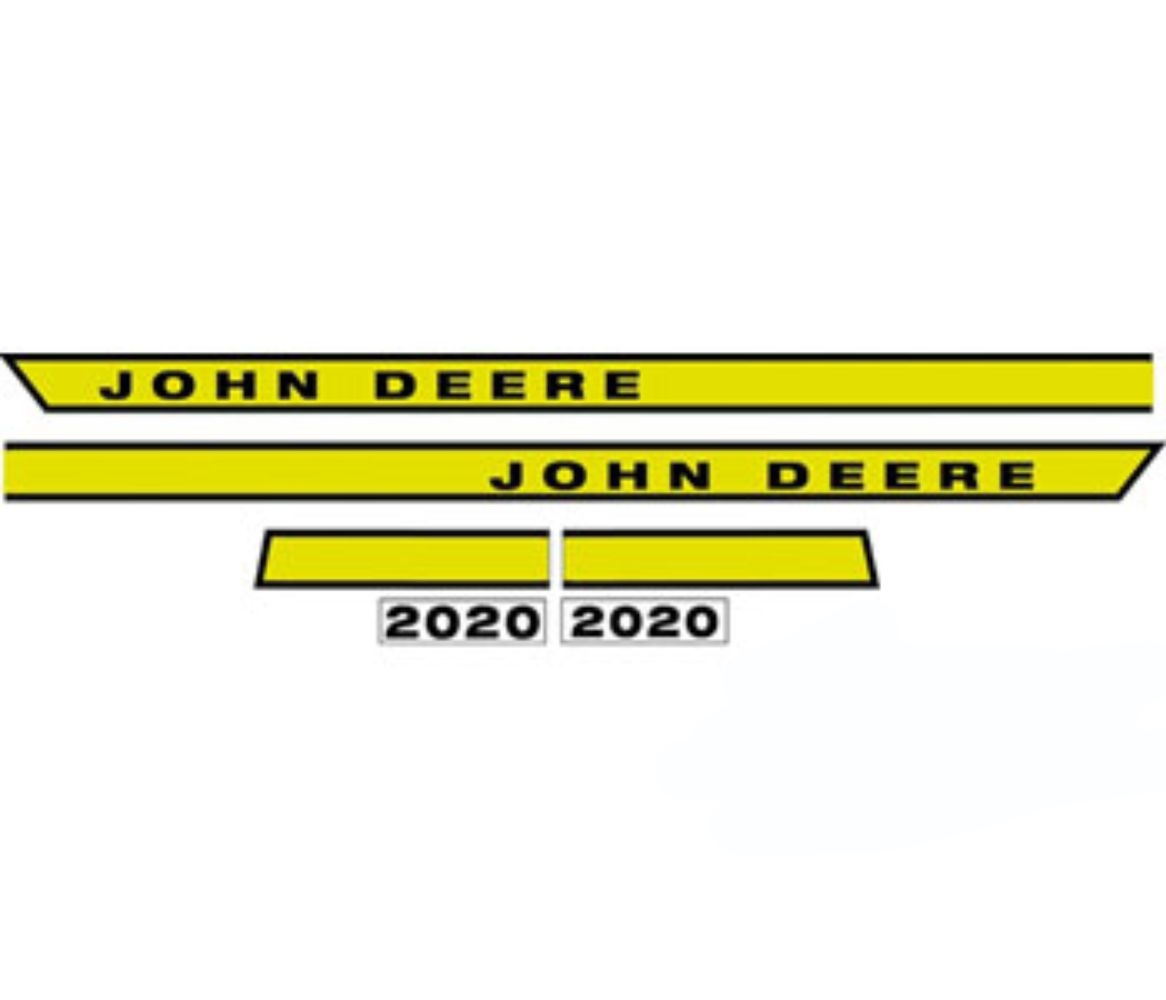 Decal Set Hood for John Deere JD2020 JD2020 2020