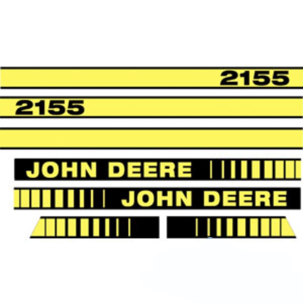 Decal Set Hood for John Deere JD2155 JD2155 2155