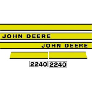 Decal Set for John Deere JD2240E JD2240E 2240