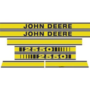 Decal Set Hood for John Deere JD2550 JD2550 2550