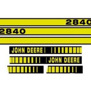 Decal Set Hood for John Deere JD2840 JD2840 2840