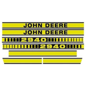Decal Set Hood for John Deere JD2940 JD2940 2940