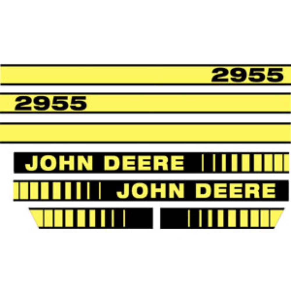 Decal Set Hood for John Deere JD2955 JD2955 2955