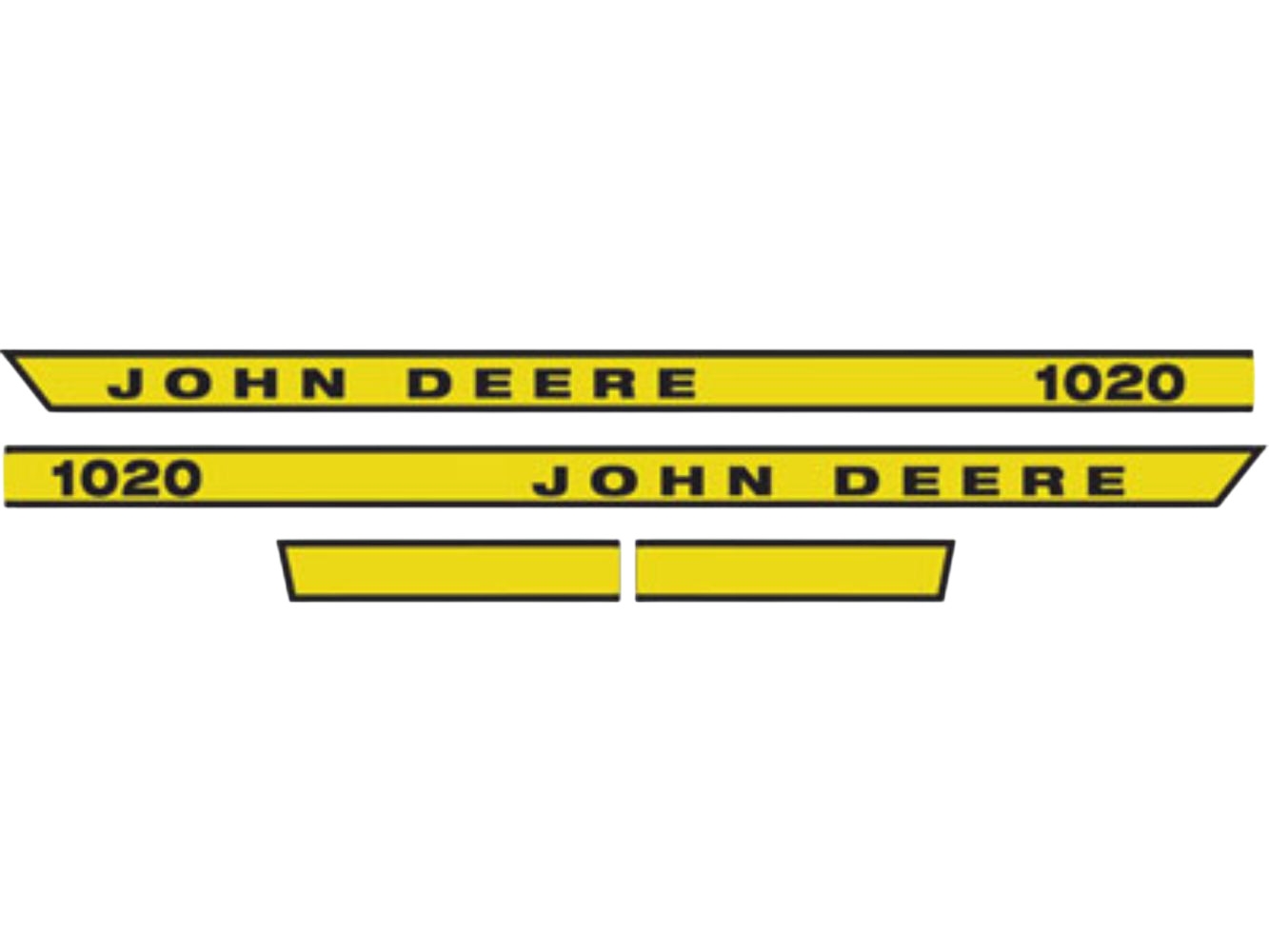 Decal Set Hood for John Deere JD401 JD401 1020