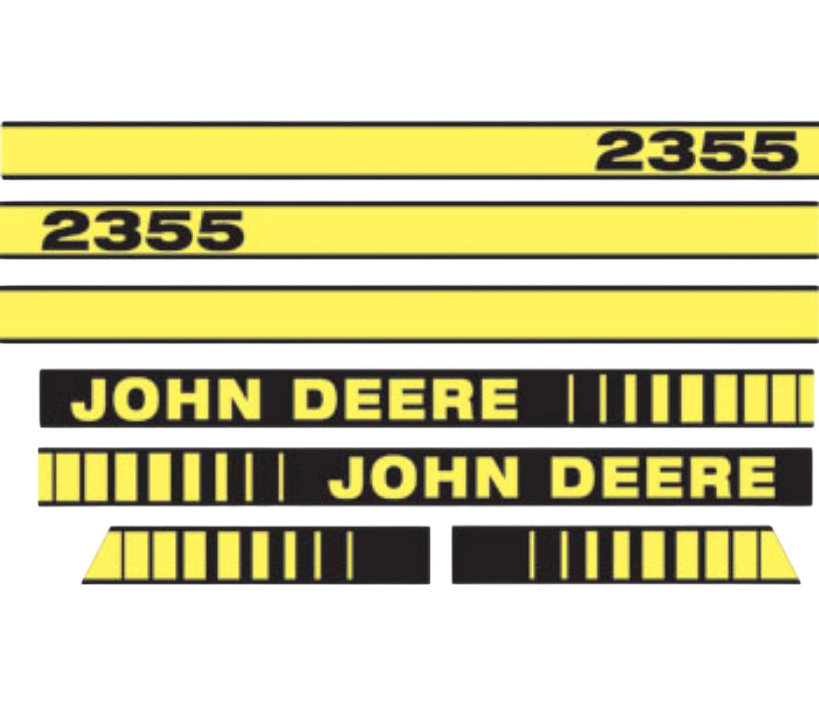 Decal Set Hood for John Deere JD408 JD408 2355