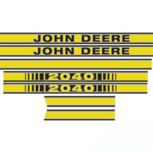 Decal Set Hood for John Deere JD412 JD412 2040