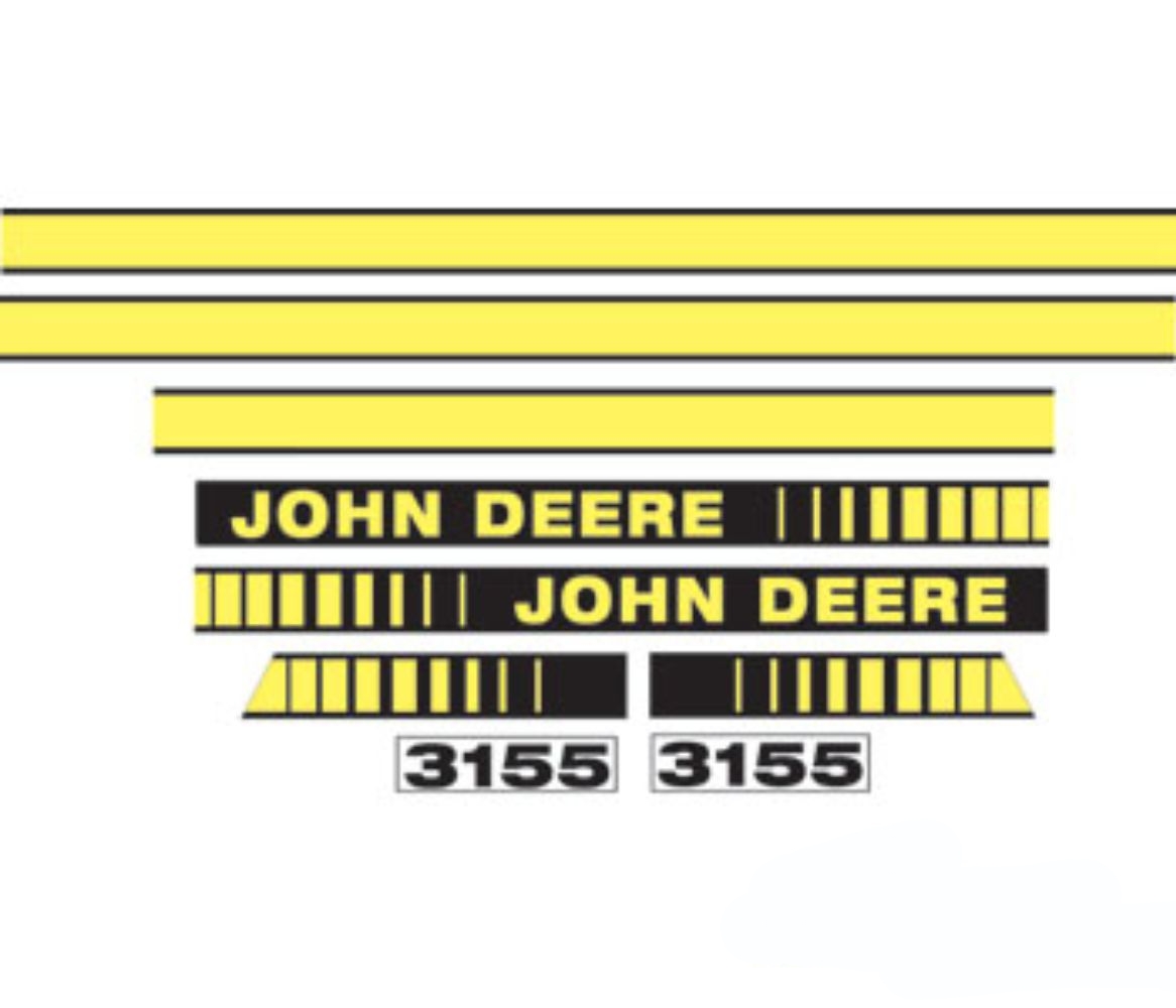 Decal Set Hood for John Deere JD415 JD415 3155