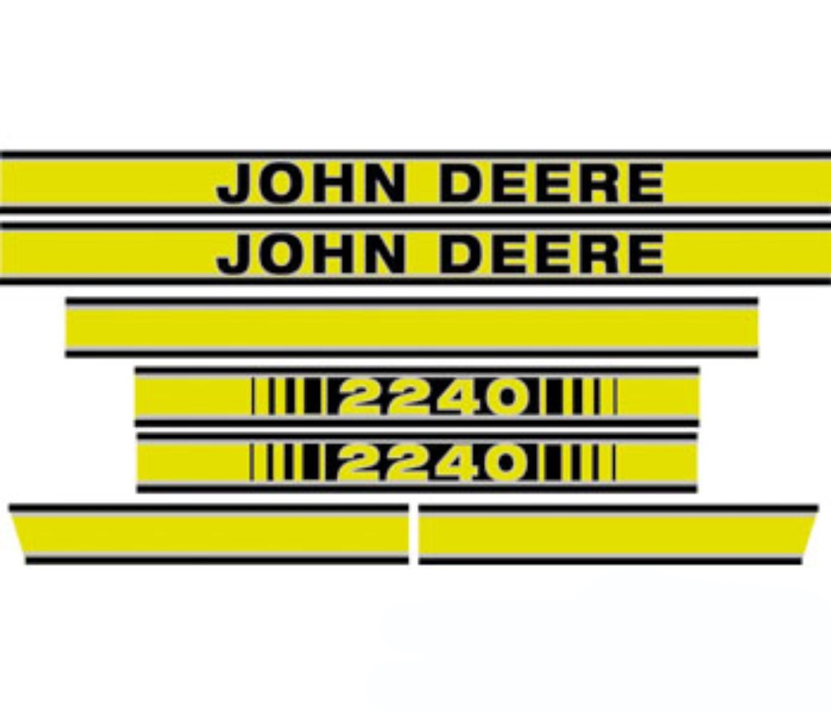Decal Set Hood for John Deere JD416 JD416 2240