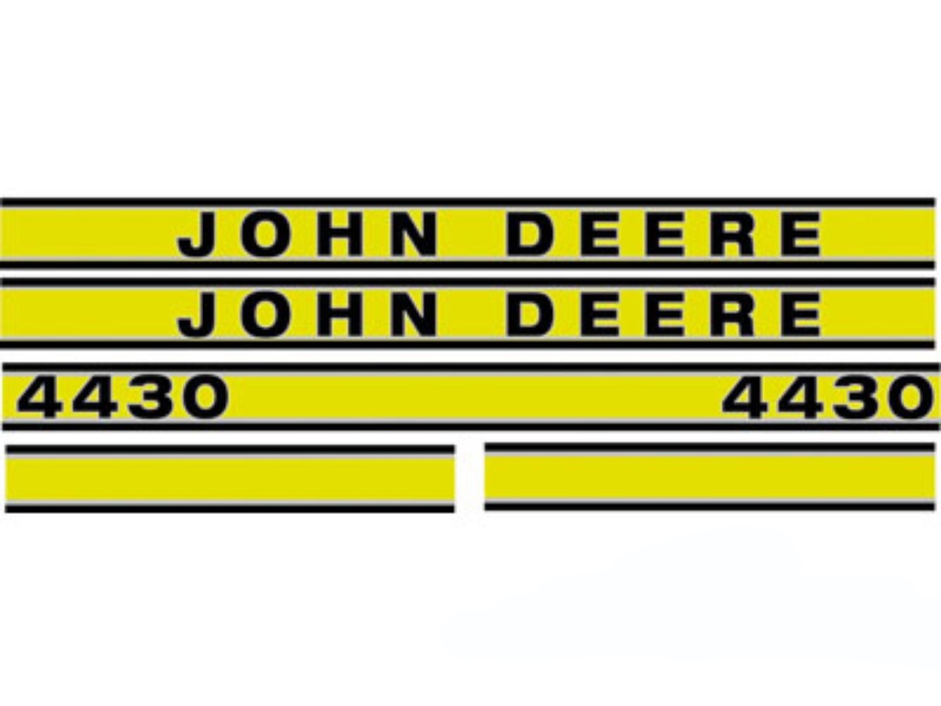 Decal Set Hood for John Deere JD419 JD419 4430