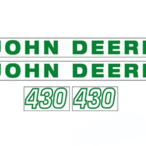 Decal Set Hood for John Deere JD430 JD430 430