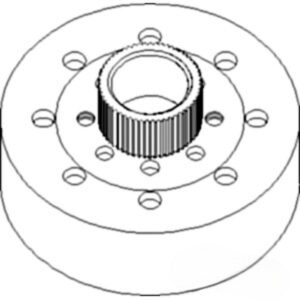 Sun Gear for John Deere L100166 AML100166 6100 6200