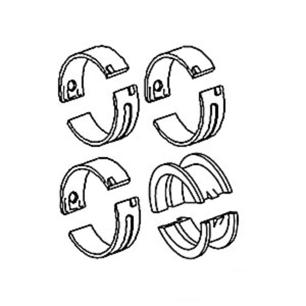 Brg Set Main Std 4 for John Deere MB301 AR49242 CTS 1177 1185 1188 2056 2058 2064 2066 6600 6602 6620 6622 7700 7720 7722 8820 9500 9500SH 9600 99
