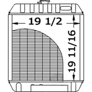 Radiator for John Deere MG86534243 MG86534243 8875