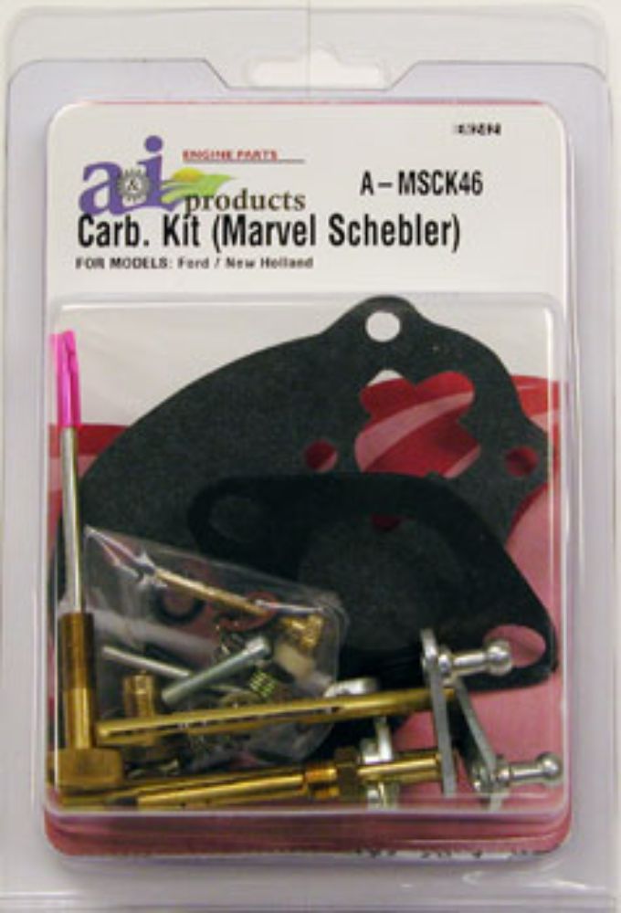 Carb. Kit Complete (M/S) for Ford MSCK46 VPD3662 NAA (01/01/53 - 12/31/54 w/ Marvel Schebler Carbure 600 600 SERIES (1953-57 W/ Marvel Schebler Carburetors T 70
