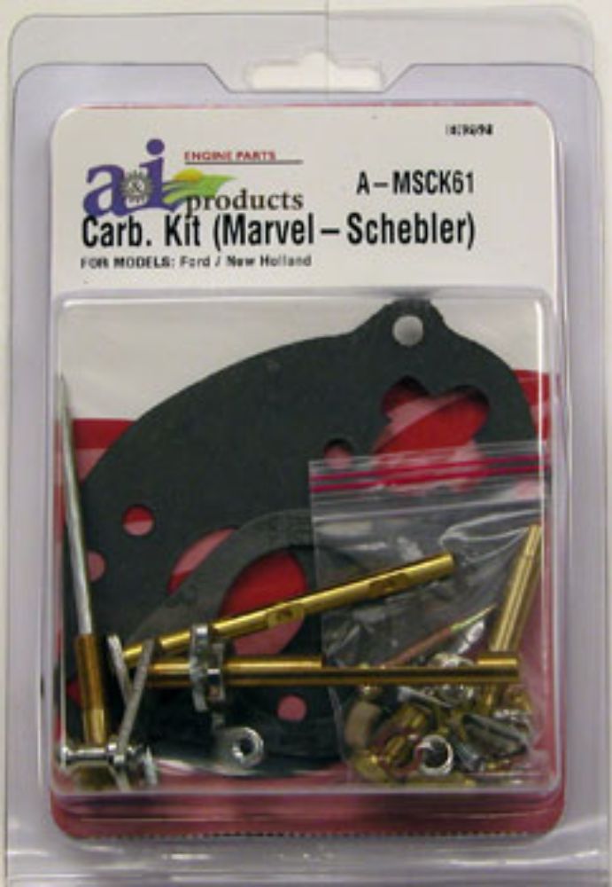 Carburetor Kit Complete for Ford MSCK61 VPD3665 2000 (01/01/62 - 12/31/64 w/ Marvel Schebler Carbure 500 SERIES (1958-1962 W/ Marvel Schebler Carburetor 600 60