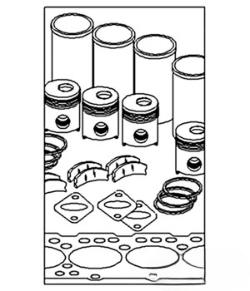 Major Overhaul Kit for John Deere OK6310 OK6310 699 540A 3120