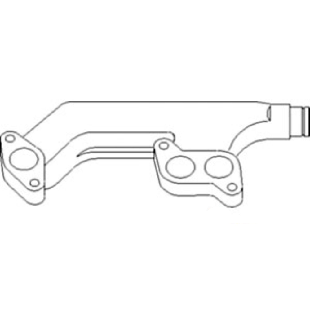 Manifold Exhaust (Rear) for John Deere R46472 TP-R46472 250D 300D 1085 1085H4 1177 1188 1188H4 6600 6602 6620 6622 7700 7720 8820 985 985HY4 9940 9950 750J 850B