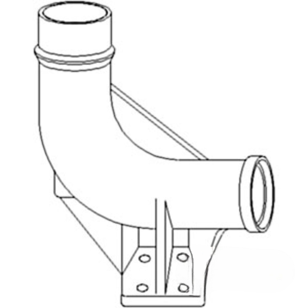 Elbow Exhaust for John Deere R56994 AMR56994 690B 5200 5400 5440 5460 5720 5730 5820 5830 770A 770B 770BH 772A 772B 772BH 740A 743 743A 4040 4050