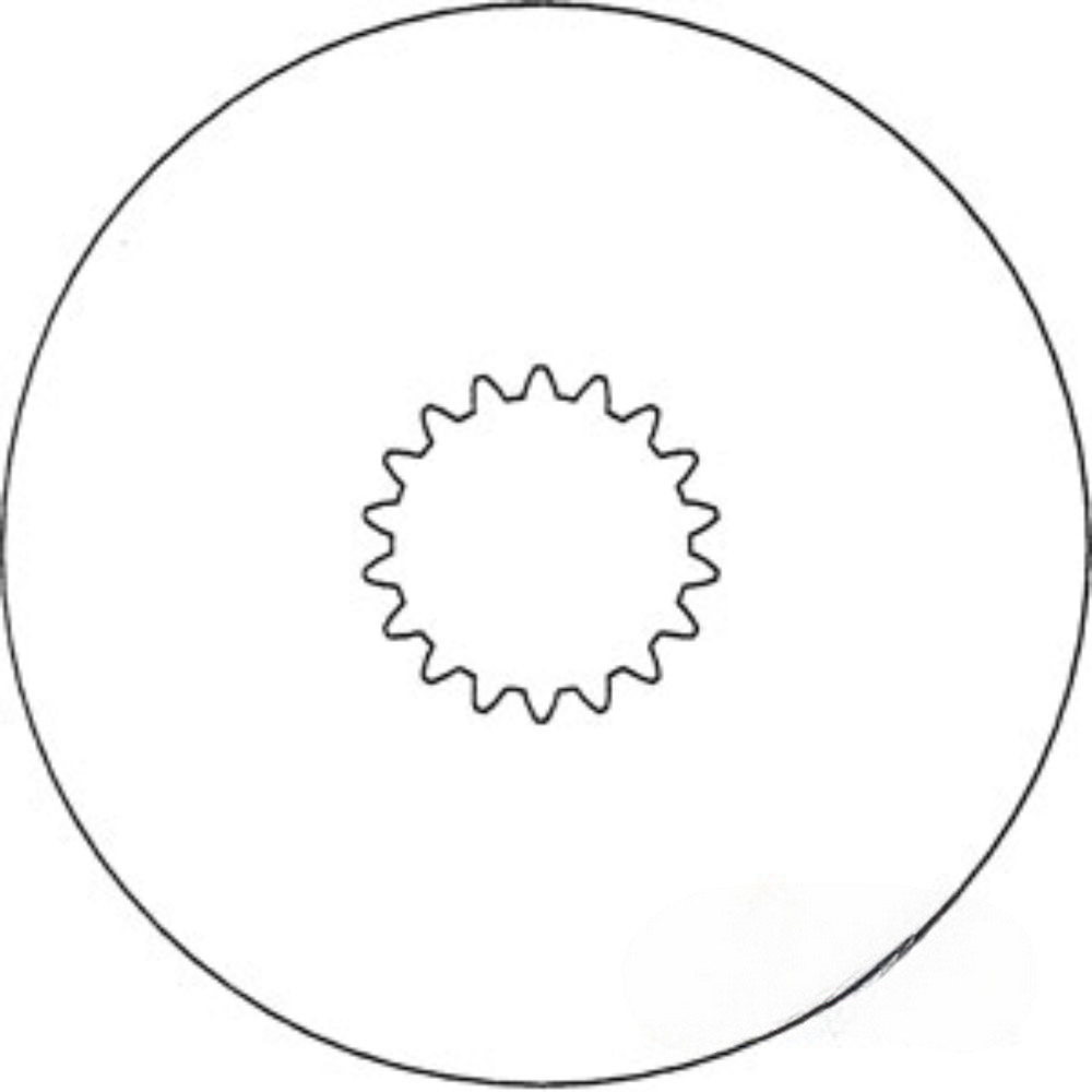 Brake Disc 14T for John Deere R61140 38B340 4840 4850