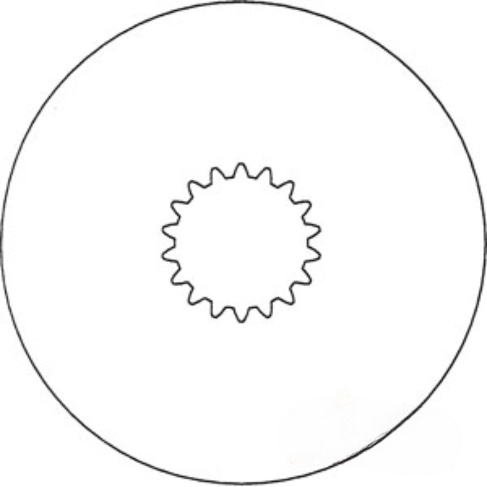 Brake Disc 14T for John Deere R61712 R57617 744E 8430 Model Year 1974-1981 8440