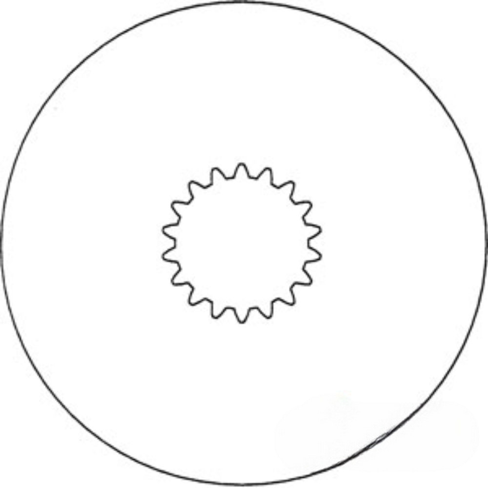 Brake Disc 15T for John Deere R62686 AMR62685 400 4000 4020 4040 4040S 4050 4230 4240 4240S 4250 4320 4430 4455 624E 644E