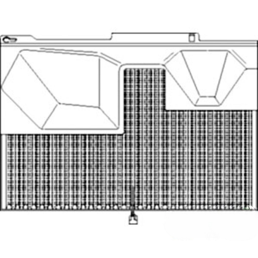 Side Screen Rh for John Deere RE12879 AMRE12879 4555 4560 4650 4755 4760 4850 4955 4960