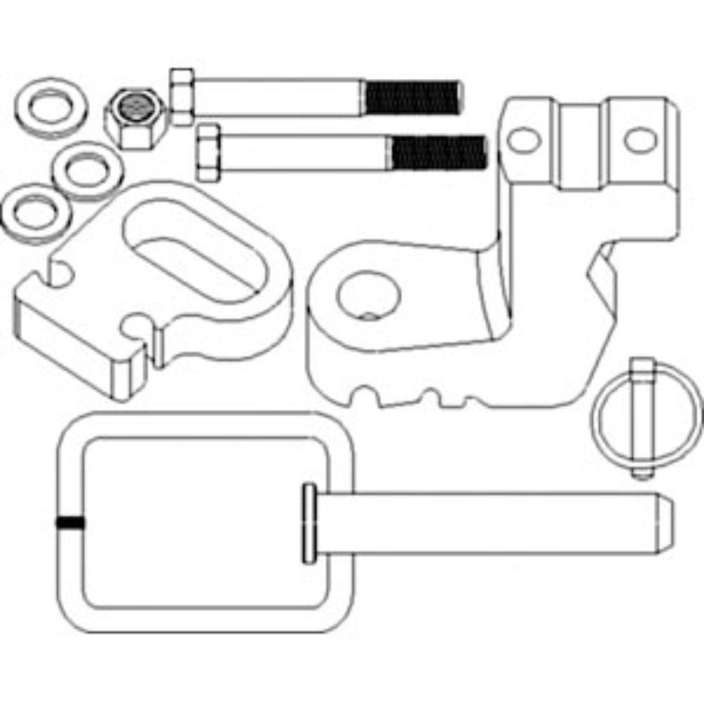 Clevis Assembly Drawbar for John Deere RE159503 AMRE575227 7200R 7210R 7215R 7230R 7250R 7260R 7270R 7280R 7290R 7310R 7630 7720 7730 7815 7820 7830 7920 7930 8100 8110