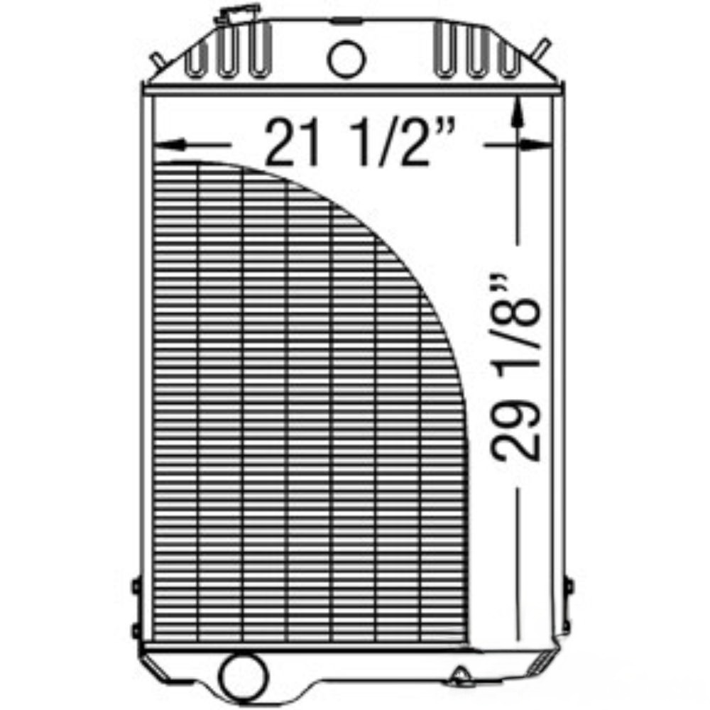 Radiator for John Deere RE21897 212096 4440