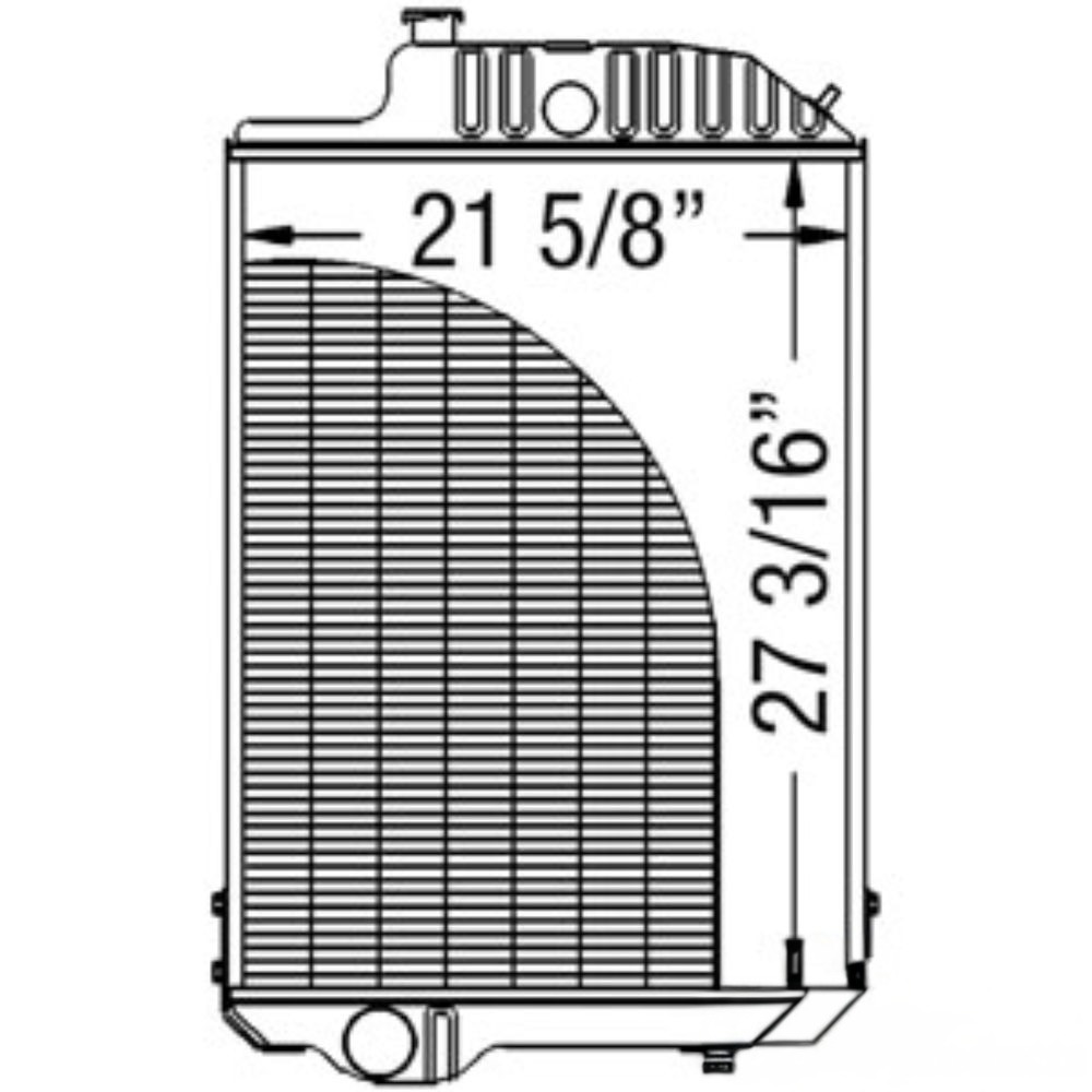 Radiator for John Deere RE21898 212095 4240