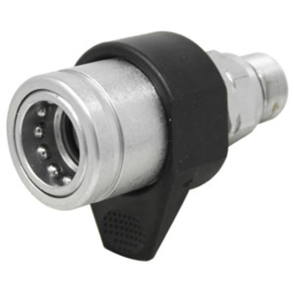 Coupler Hyd Quick Con for John Deere RE255757 RE255757 4320 4520 4720 5045D 5045E 5055D 5055E 5065E 5065M 5075E 5075M 5076EN 5083E 5083EN 5085E 5085M 5090EN 5090R 509