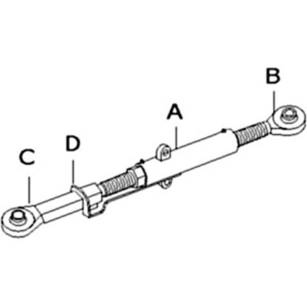 Center Link Assembly for John Deere RE43703 AMRE43703 7200 7210 7330 7330 7400 7410 7420 7430 7510 7530 7600 7610 7700 7710 7800 7810
