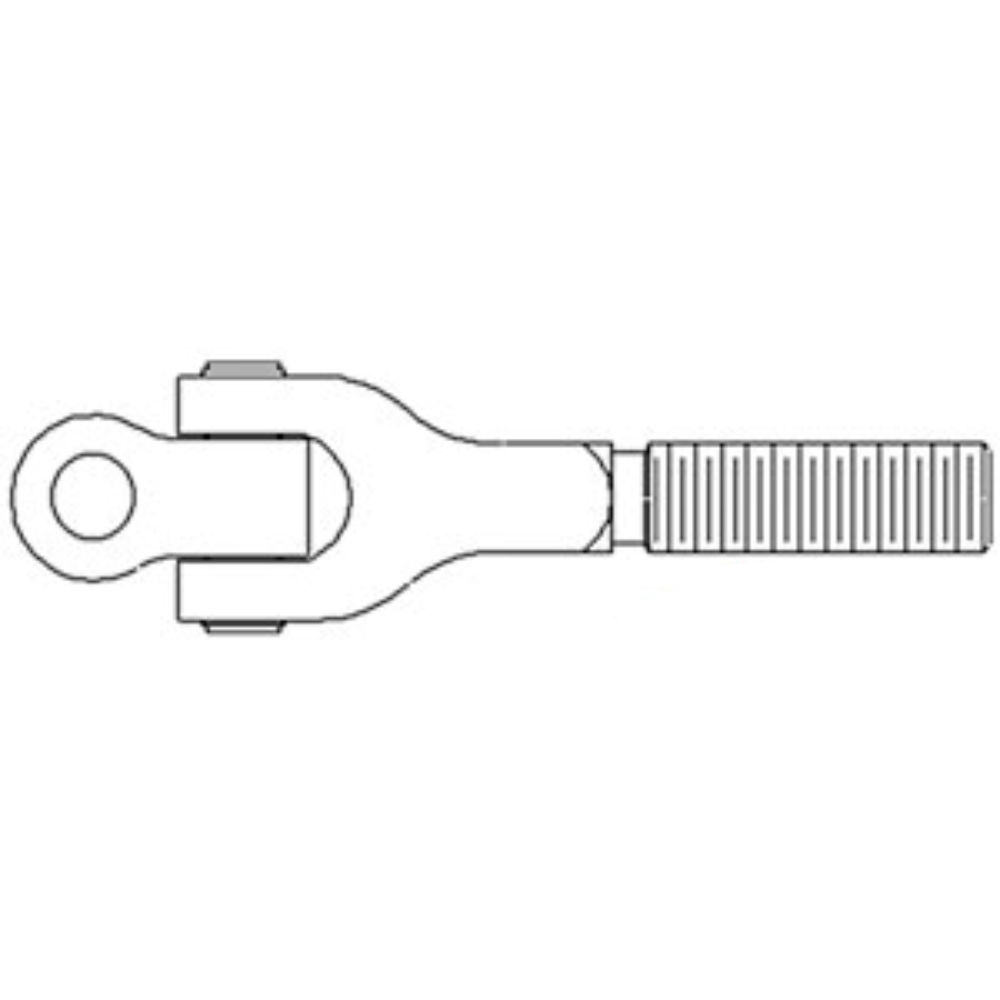 Center Link End for John Deere RE44561 AMRE44561 4555 4560 4630 4640 4650 4755 4760 4840 4850 4955 4960 8100 8200 8300 8400 8430 8430 Model Year 1974-1981 8440