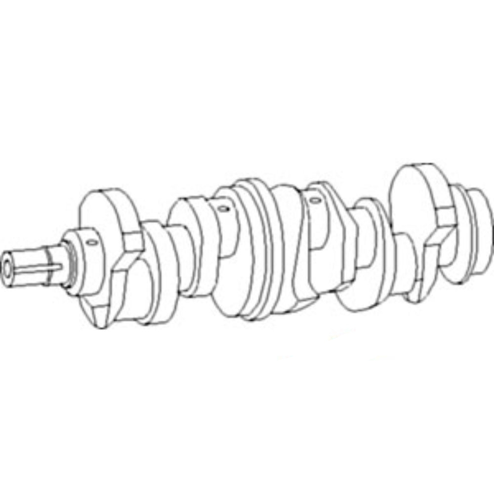 Crankshaft Taper Nose for John Deere RE506195 AMRE506195 310J 310K 310K EP 310L 310L EP 310SJ 310SK 310SL 310SL HL 315SK 315SL 410J 410K 410L 324H 344H 344L 605C 605K 4