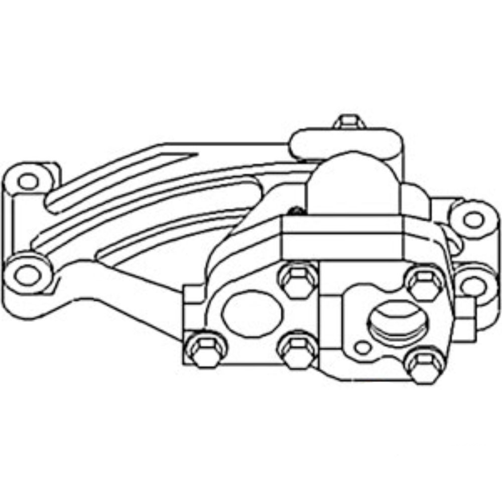 Engine Oil Pump for John Deere RE507076 MX1062 250D CTS CTS II 1177 1185 1188 1188H4 2056 2058 2064 2066 2256 2258 2264 2266 6600 6620 6622 7700 7720