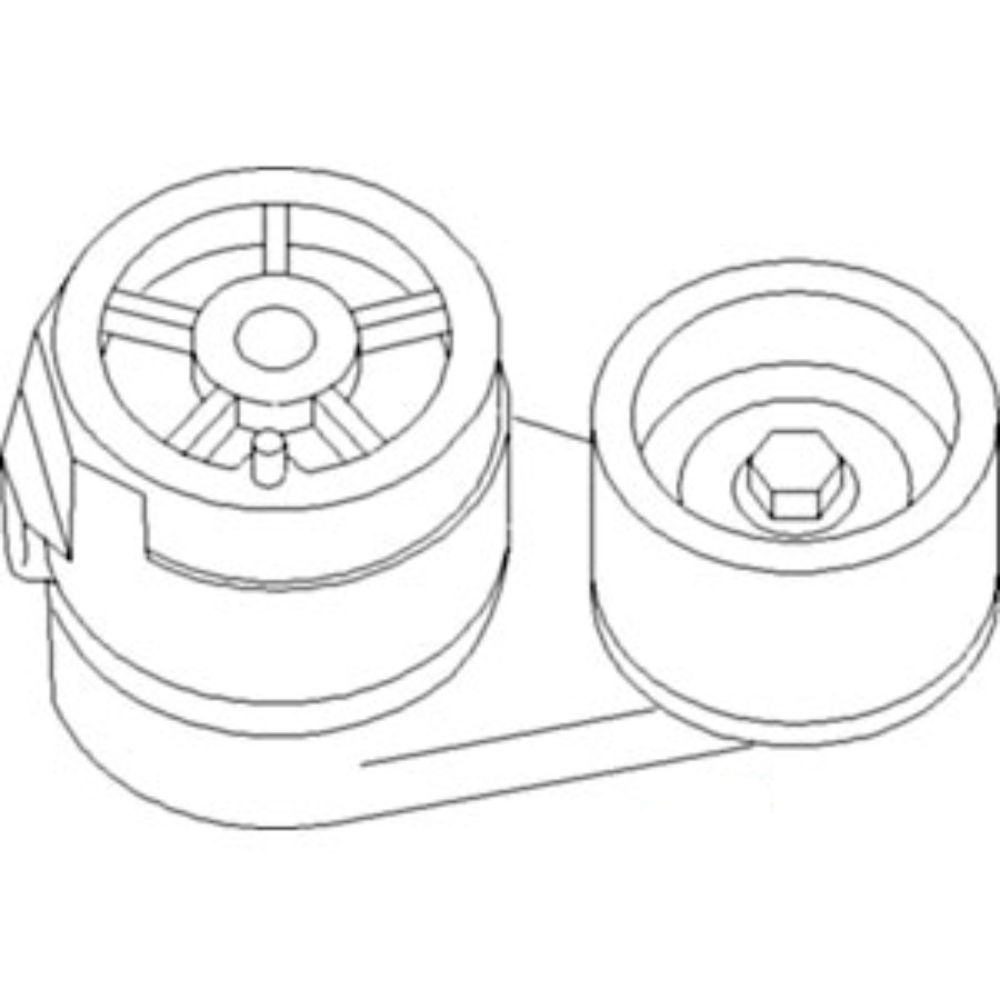 Tensioner Belt for John Deere RE518097 RE70535 260E 310E 310G 310J 310SG 310SJ 315SG 315SJ 325J 410G 410J 710G 710G 710J 9550 9550SH 9560 9560SH 9560STS 9570S
