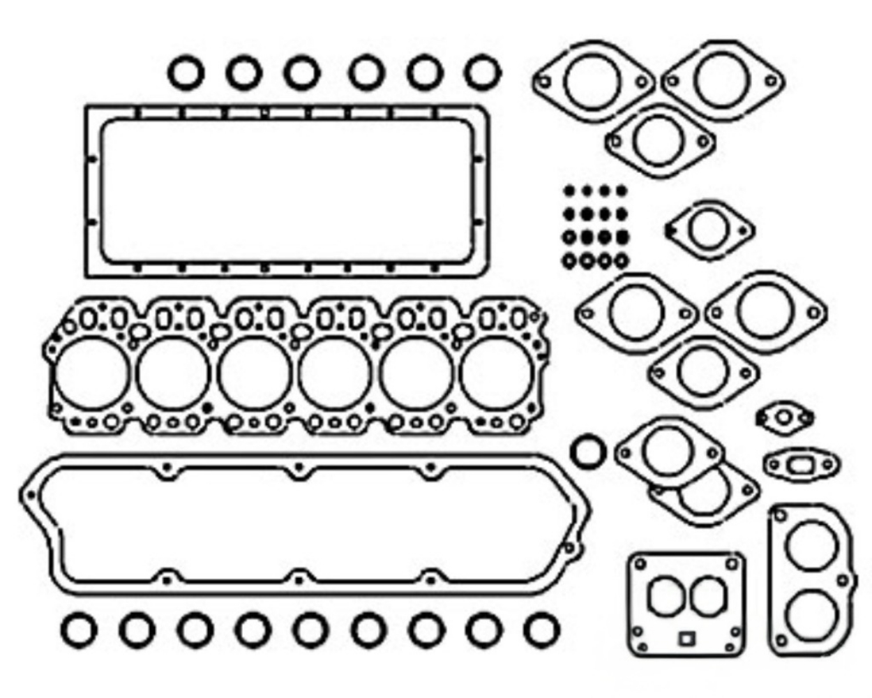O/H Gasket Set for John Deere RE528400 AMRE528400 850J-II E330 E380 8235R 8260R 8285R 8370R 8370RT 250D 260E C670 S560 S660 S670 S760 S770 T560 T660 T670 W650