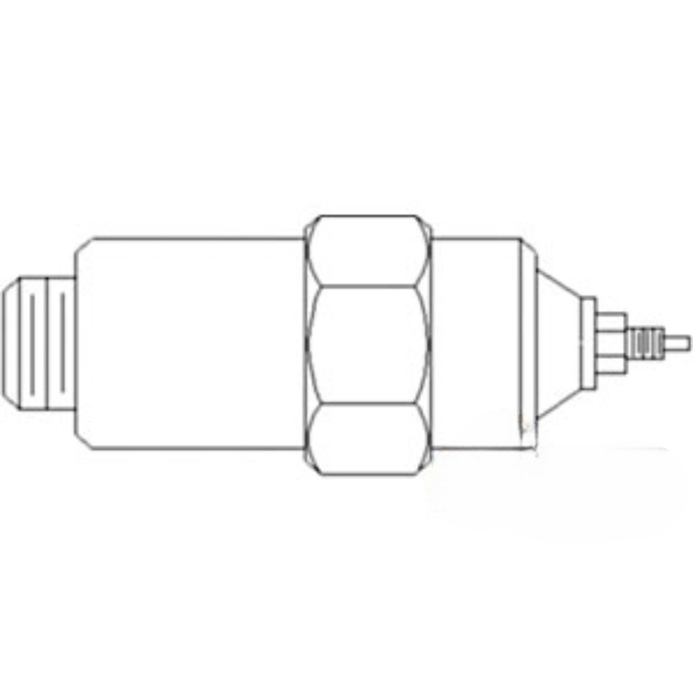 Solenoid Fuel Shutoff for John Deere RE54064 VPM5254 1165 1175 1175H 4420 9935 7455 6359 6359D 6359T 4700 2360 4890 SE6010 SE6020 SE6100 SE6110 SE6200 SE6210 SE6300