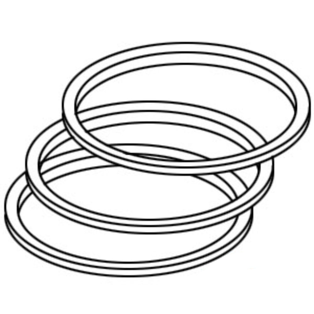 Rings Piston for John Deere RE57517 HCNRE57517 1185 2056 2058 2064 2066 750C 792DLC 892ELC CTS 9500 9500SH 9600 9960 (SN6.076H SN520187> 6.076 USED WITH MARKE