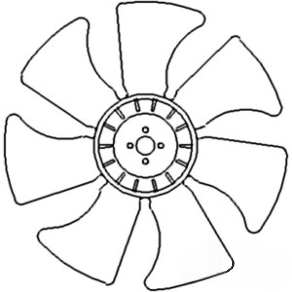Fan 7 Blade for Ford SBA145306520 SW07910 T1520 1620 1720