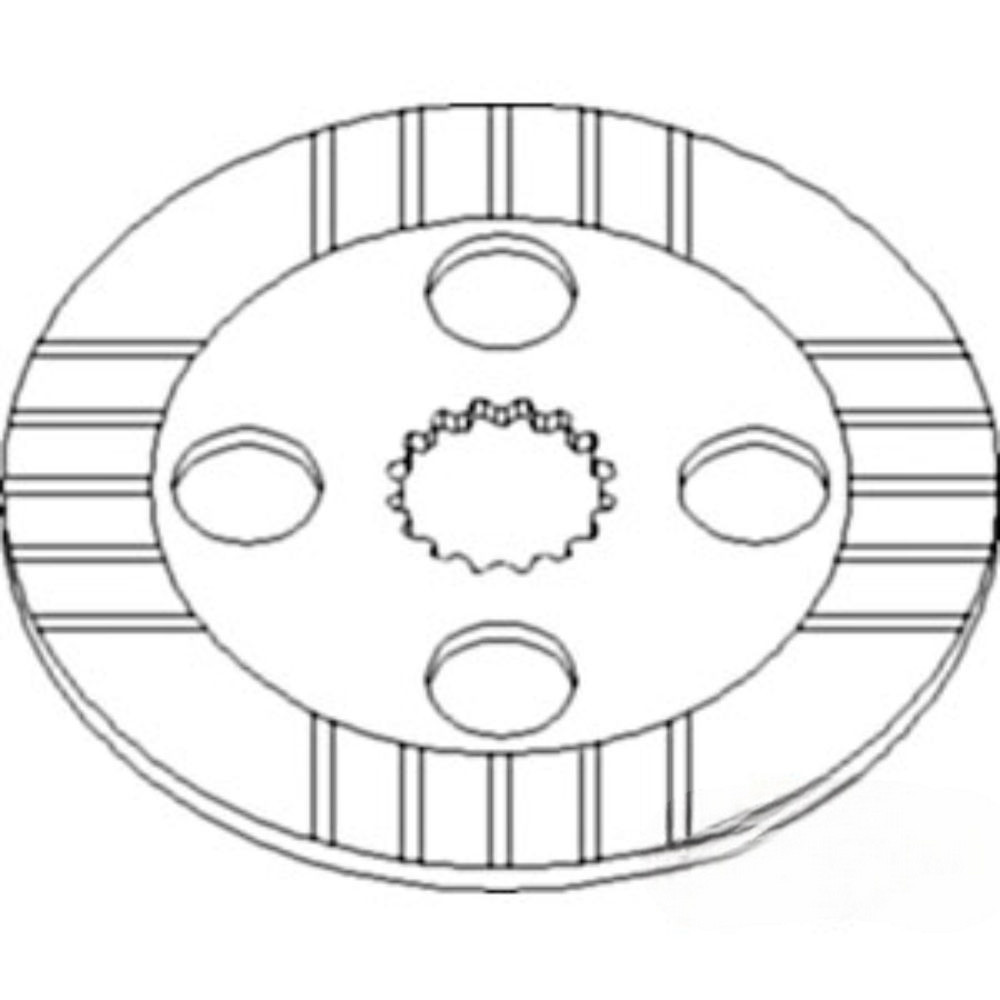 Disc Brake for Ford SBA328110120 SW08427 TC18 TC21 TC21D 1120 1215 1220 (L/ Handbrake SN <UC29120 ; W/ Handbra
