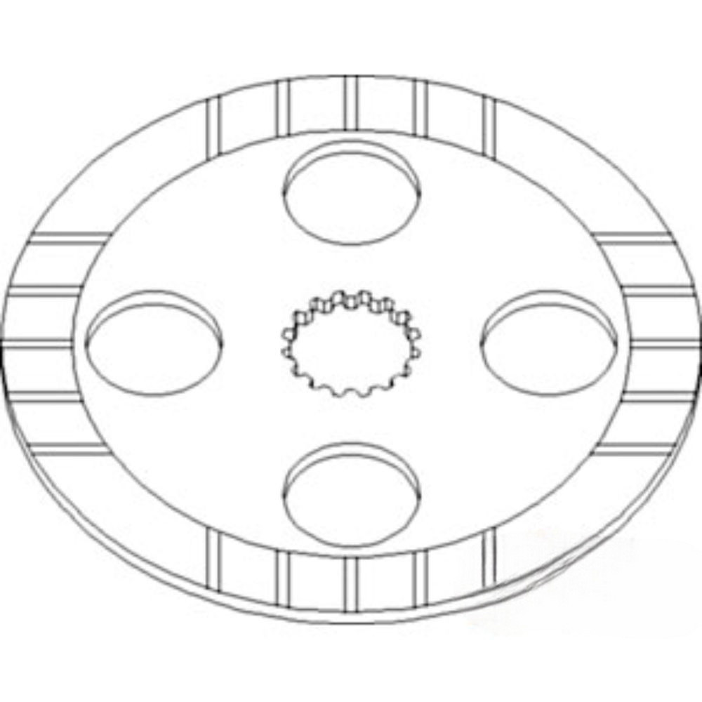 Disc Brake for Ford SBA328110151 SBA328110150 TC25 TC25D TC29 TC29D TC29DA TC30 TC31DA TC33 TC33D TC33DA TC34DA T1510 T1520 T2210 T2220 1320 1520 1530 1620 1