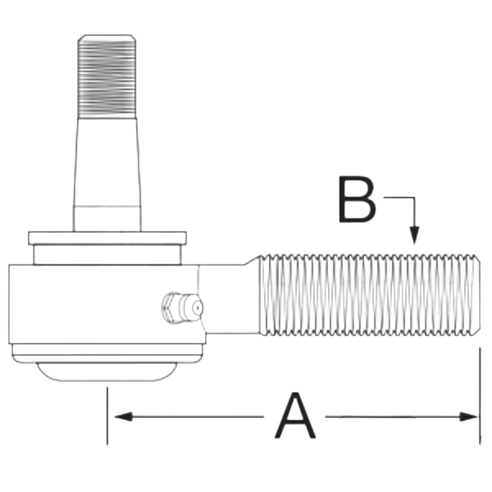 Tie Rod End for Ford Case-IH SBA334800781 SBA334800690 DX29 DX31 DX33 DX34 DX35 FARMALL 31 FARMALL 35 BOOMER 2030 BOOMER 2035 TC29DA TC30 TC31DA TC33DA TC34DA T1510 T