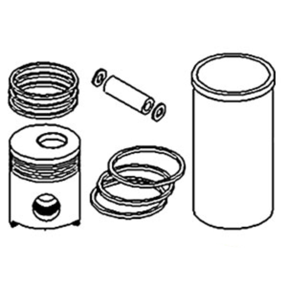 Piston Liner Kit for John Deere SK405 HCRP151169 300 350 1020 450 400 480 2020 2510