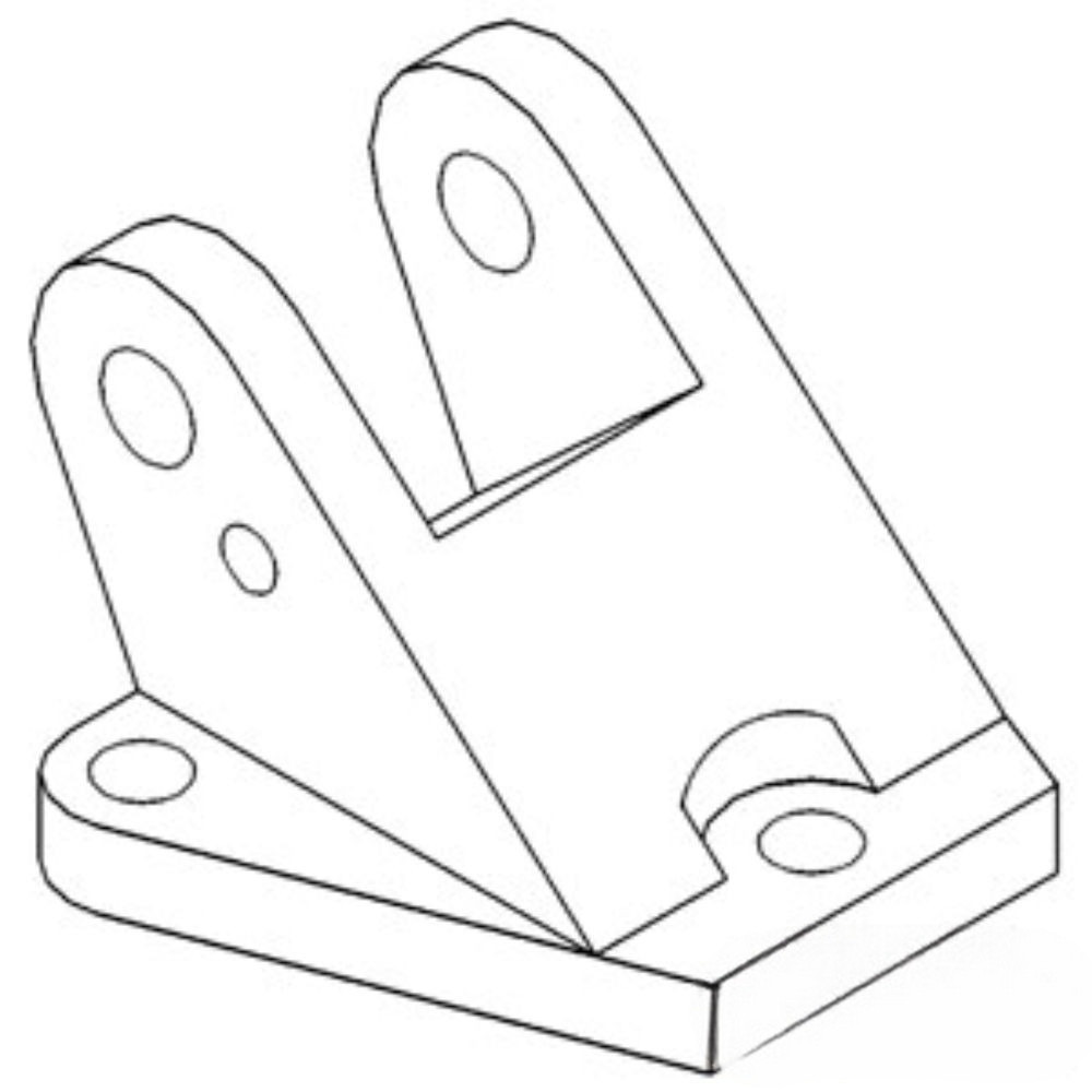 Bracket for John Deere T21685 AMT21685 300B 310A 401B 401C 300 301 302 302A 400 401 401D 1020 1030 1040 1120 1130 1140 1350 1520 1530