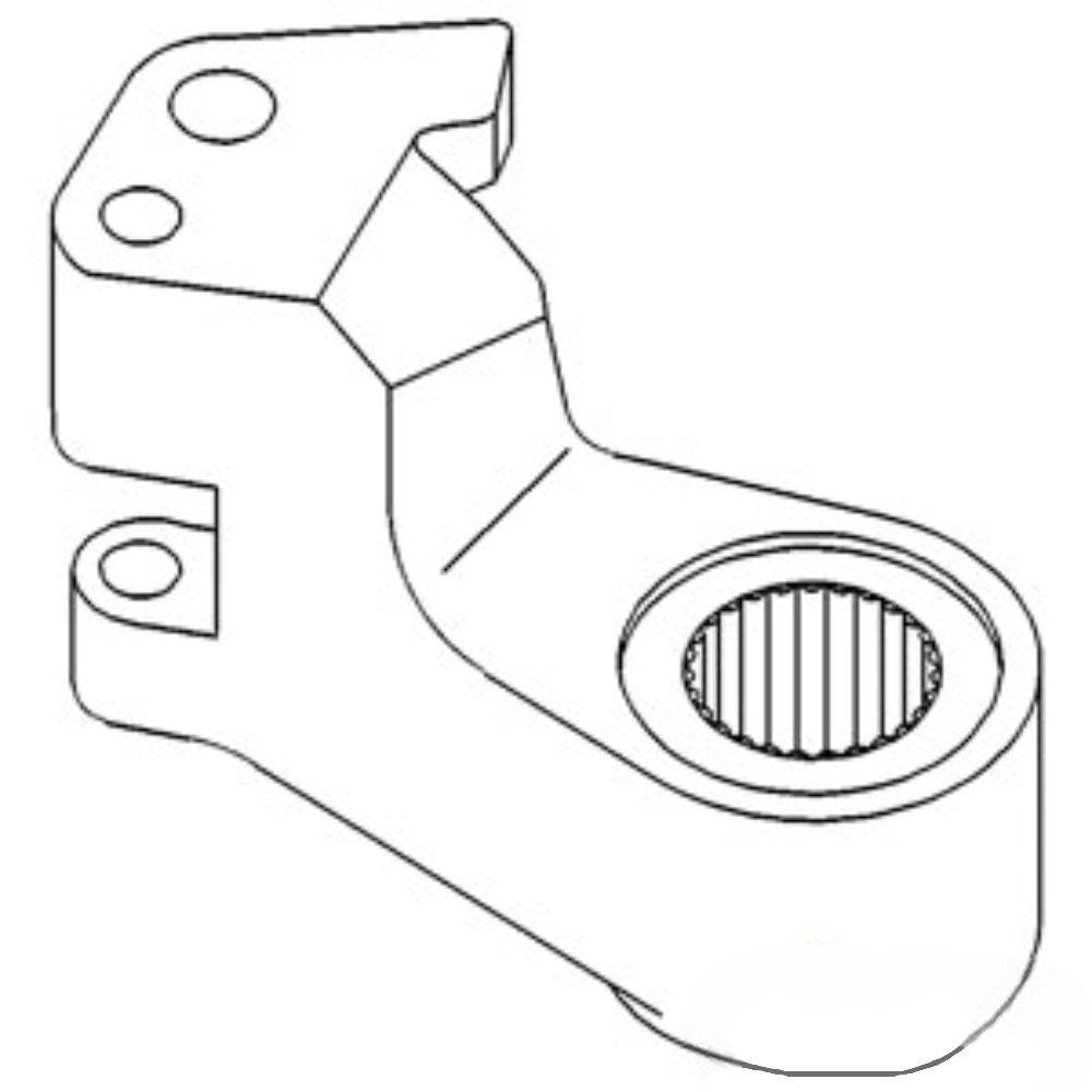 Steering Arm Lh for John Deere T77483 T56517 480C 310B 401D 410 500C 2355 2555 2750 2755