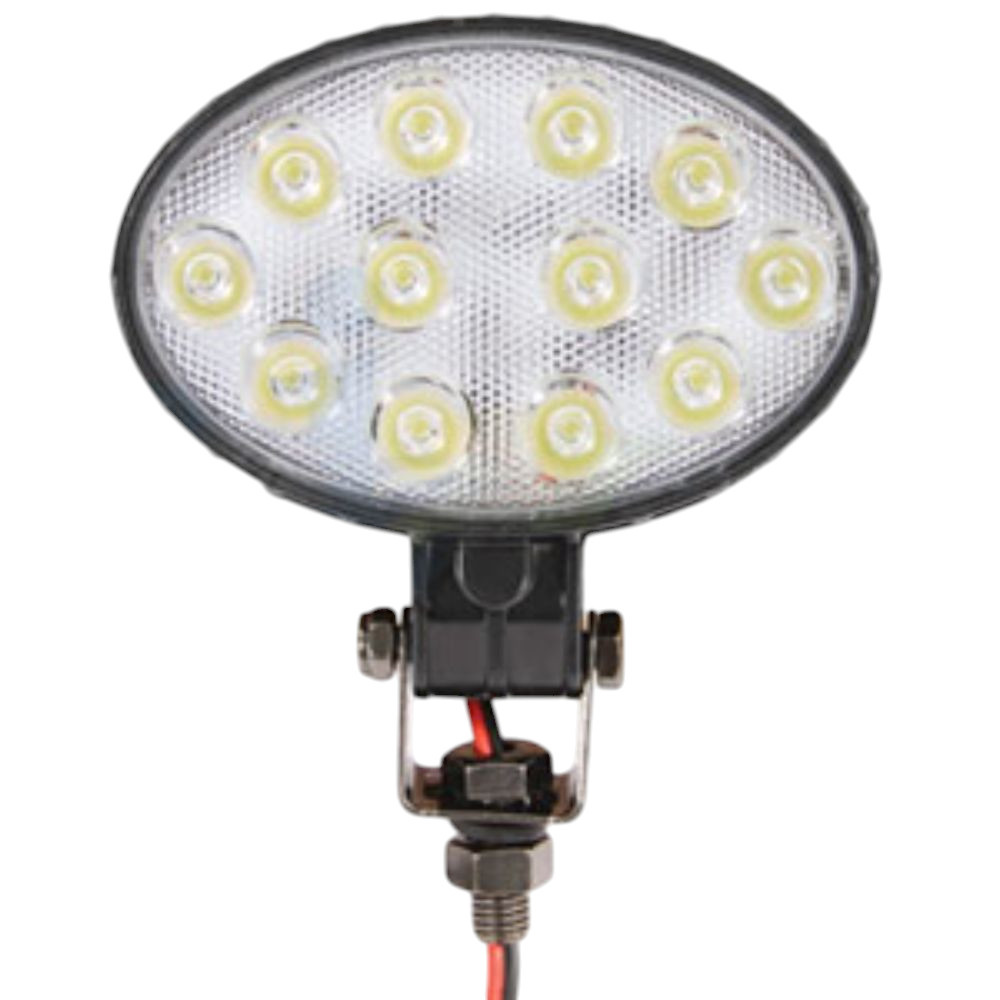 Work Lamp Led Oval Trap for John Deere Allis-Chalmers Bobcat Case-IH Caterpillar Challenger David Brown Deutz Fiat Ford Gleaner JCB Komatsu Kubota Massey Ferguson WL957 NOS-JDRE321842 SEVERAL SEVERAL 