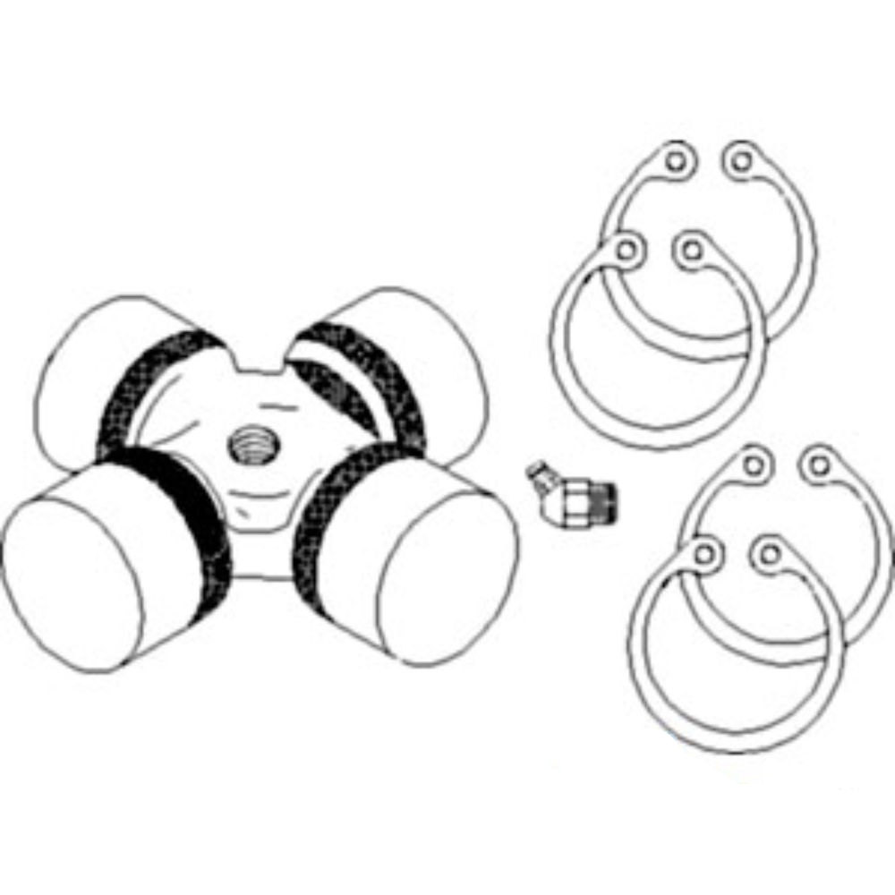 Cross & Bearing Kit for Ford ZP0501205339 83956479 TW25 TW35 8730 8830