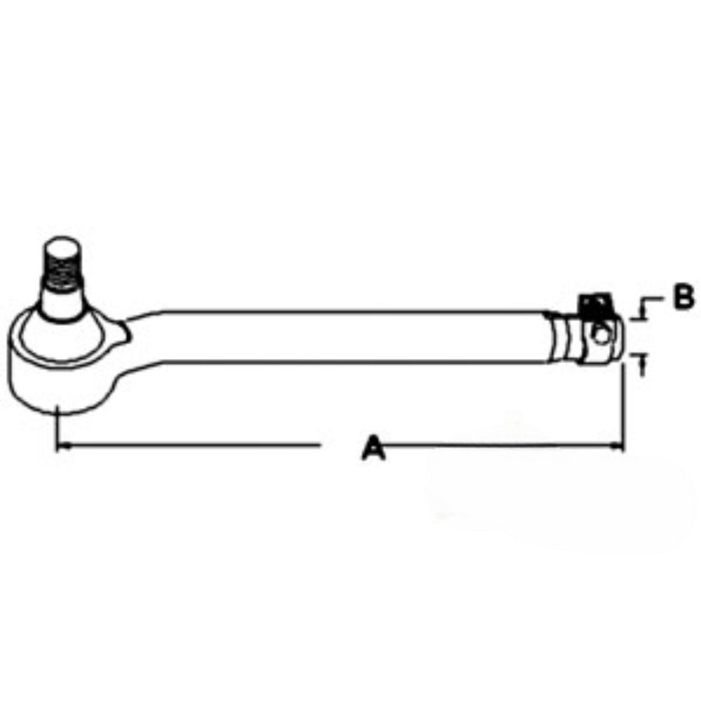 Tie Rod Rh for Ford ZP0501205462 ZP0501205462 TW15 TW5 8530 8630