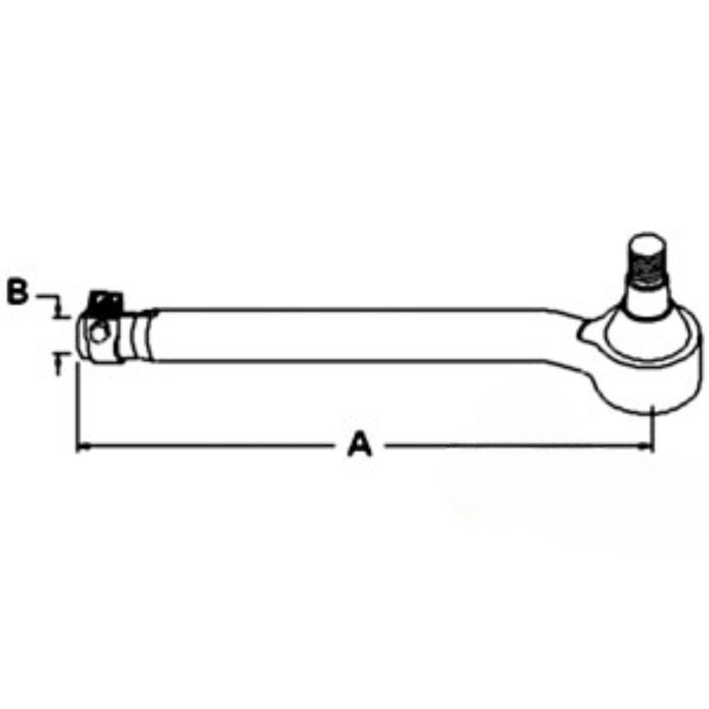 Tie Rod Lh for Ford ZP0501206190 ZP0501205468 5110 5610 5900 6410 6610 6610O 6710 6810 7410 7610 7610O 7710