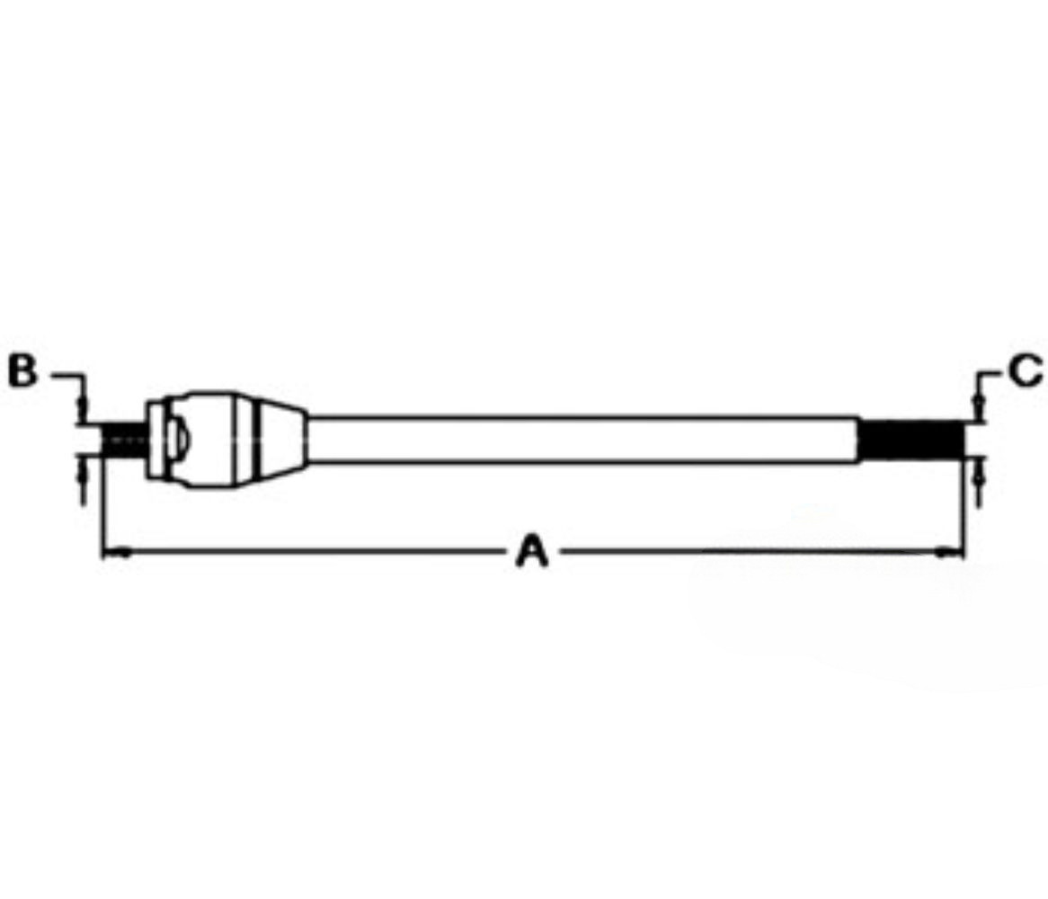 Tie Rod for Ford ZP0501308461 SW03644 5110 5610 5900 6610 6610O 6710 6810 7410 7610 7610O 7710 7910 8210 5510